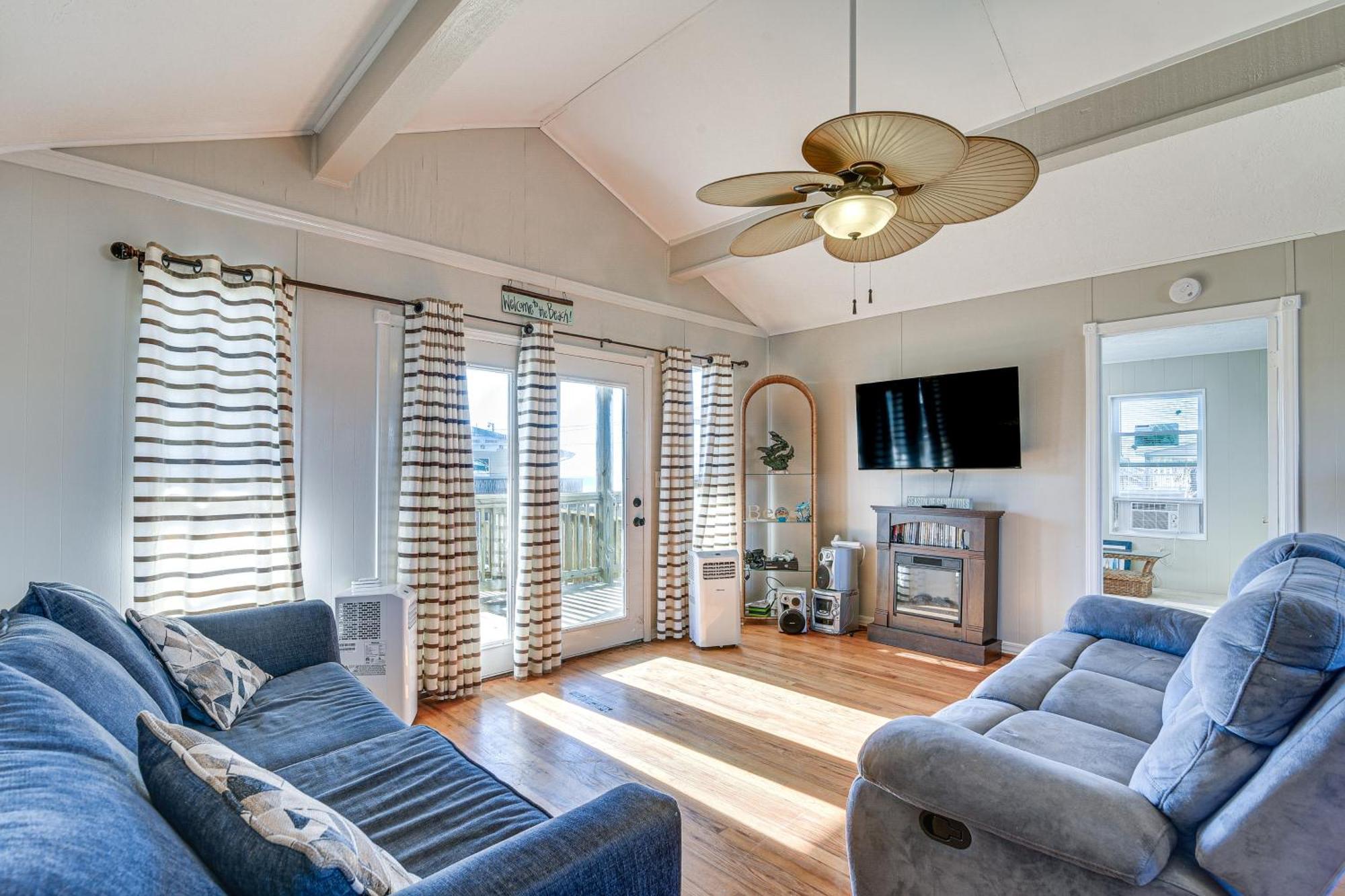 Second-Row Surfside Beach House Newly Renovated! Exterior foto